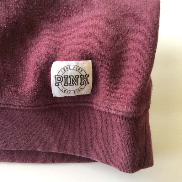 PINK VICTORIAS SECRET COLLEGIATE SWEATSHIRT PURPLE MEDIUM - Picture 5 of 14